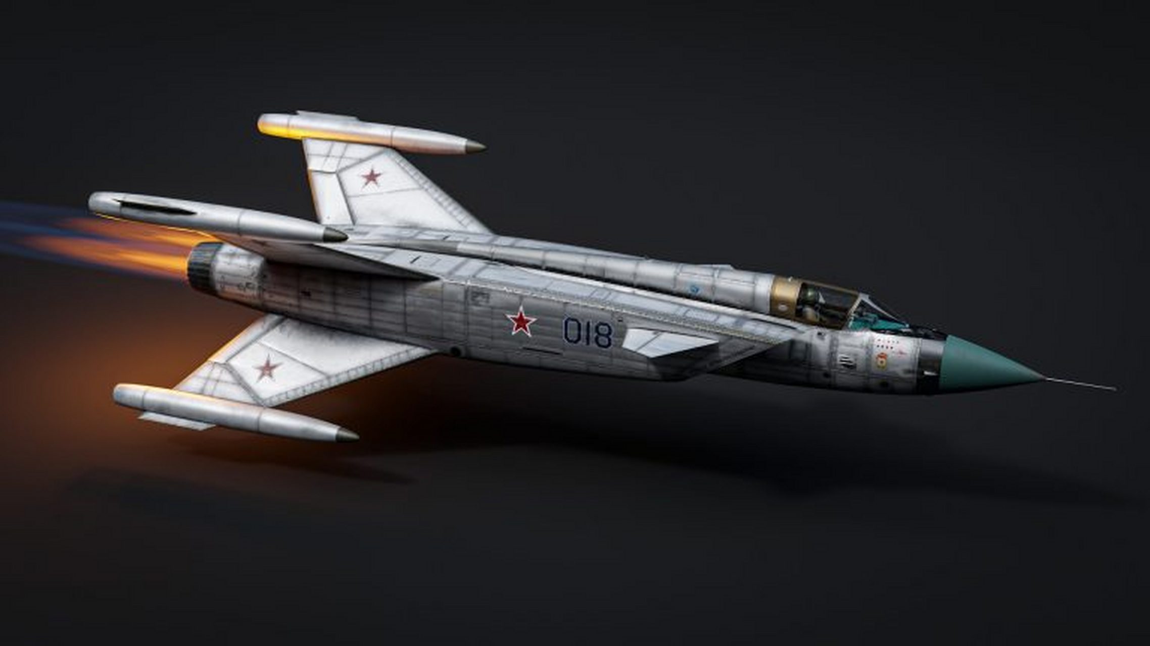 架空战机欣赏:苏霍伊"暴风雪-1a"垂直起降战斗机,由苏霍伊年轻设计师