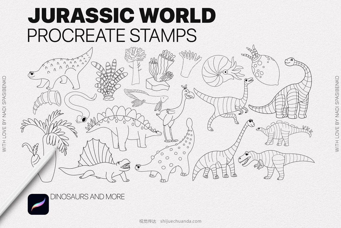 Jurassic World Procreate Stamp-5.jpg