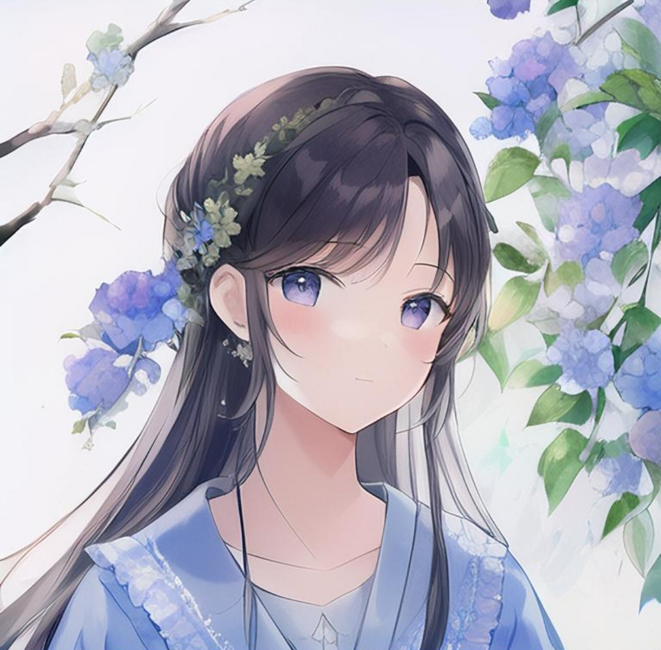 有趣表情:好看的漂亮的古风动漫美女头像表情手机壁纸#有趣表情