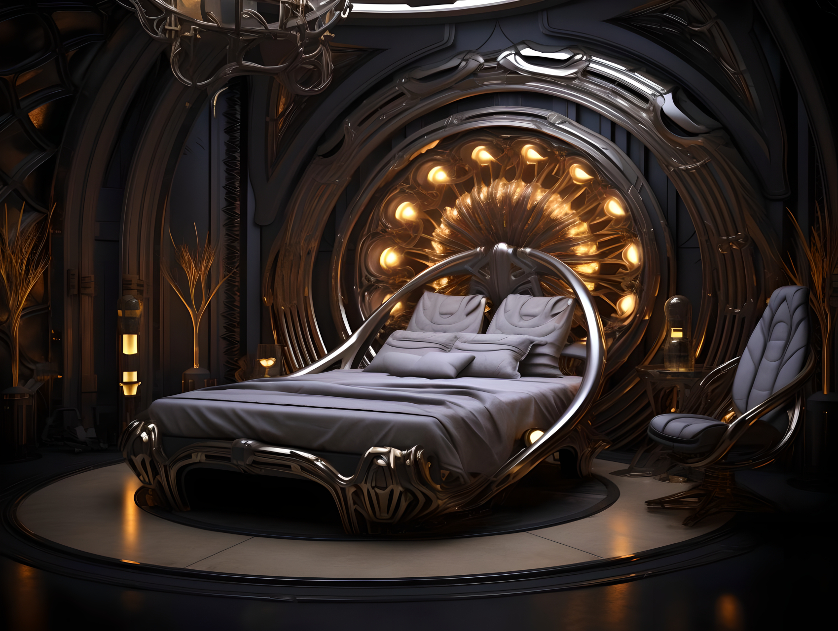 这卧室科技感满满[捂脸]