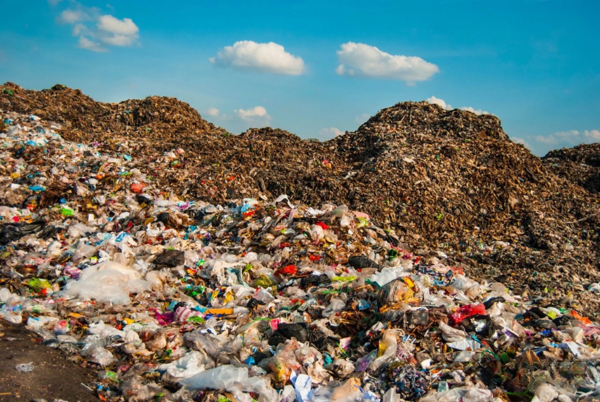 在印度,每年产生的大量垃圾,其中只有大约19%在垃圾处理厂得到处理