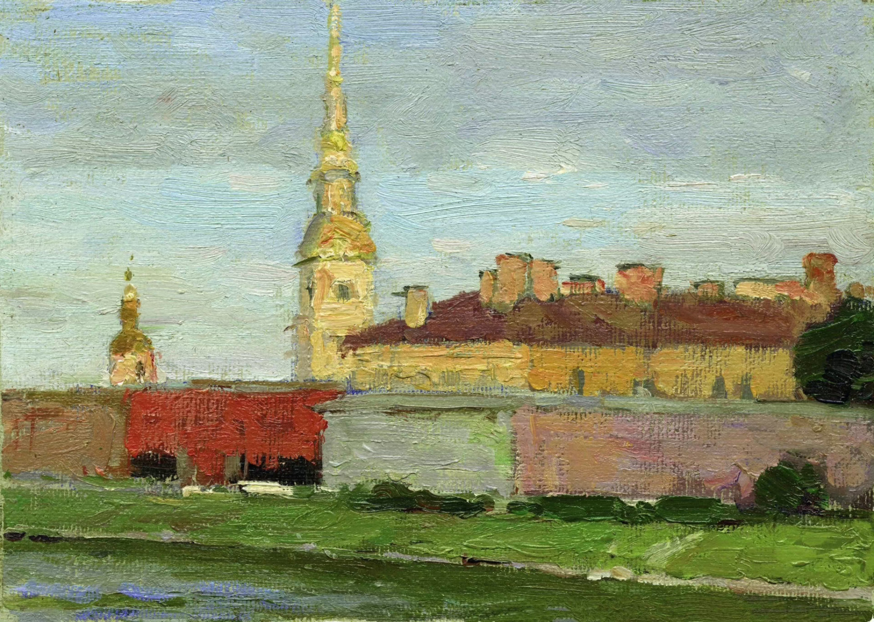 冉茂芹老师的小油画风景写生 676767 #绘画欣赏