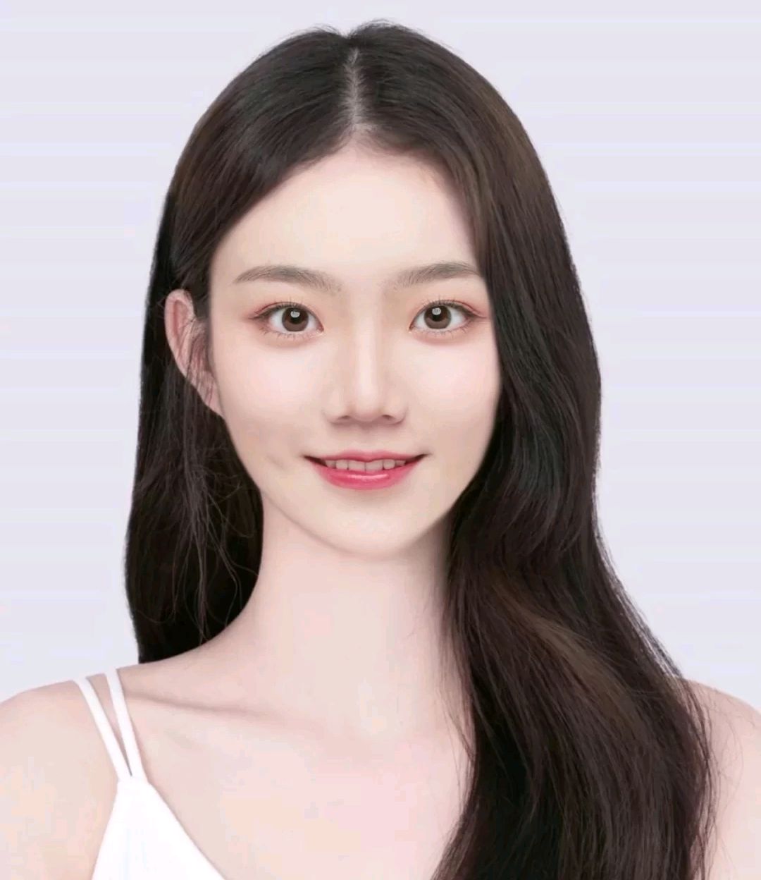 拍韩国证件照的小心机,露出脖子,嘴唇微张……比韩剧女主还好看!