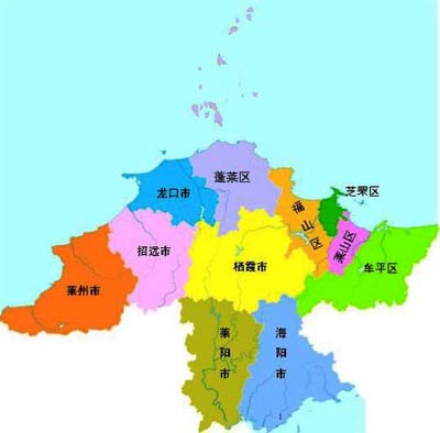 烟台地图详细全图图片