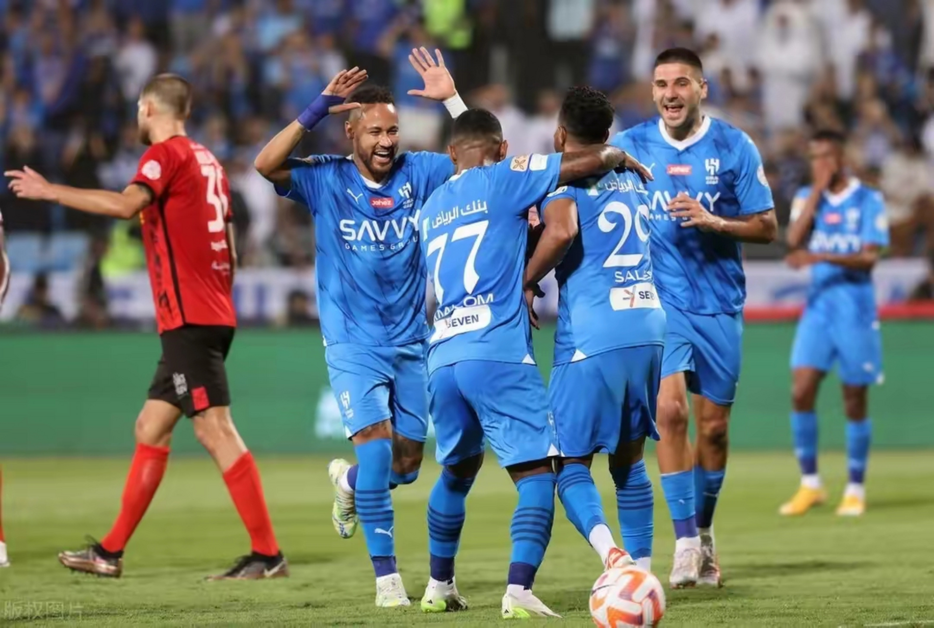 九月动态激励计划# #内马尔# #内马尔沙特首秀造3球#  利雅得新月6:1