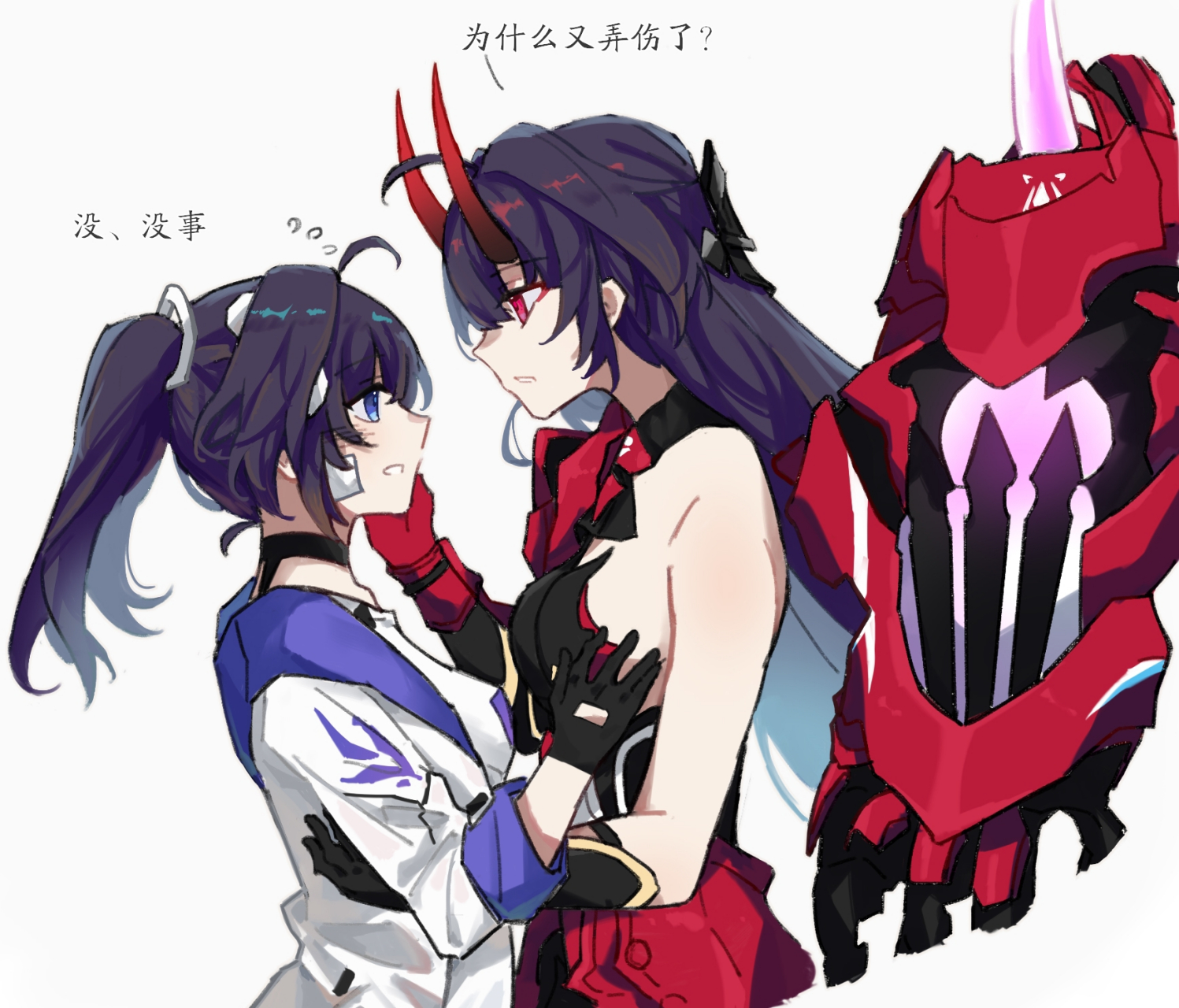 画师:诗莺の遥,雷电芽衣&雷之律者(一人饰演两角[吃鲸])#二次元美图