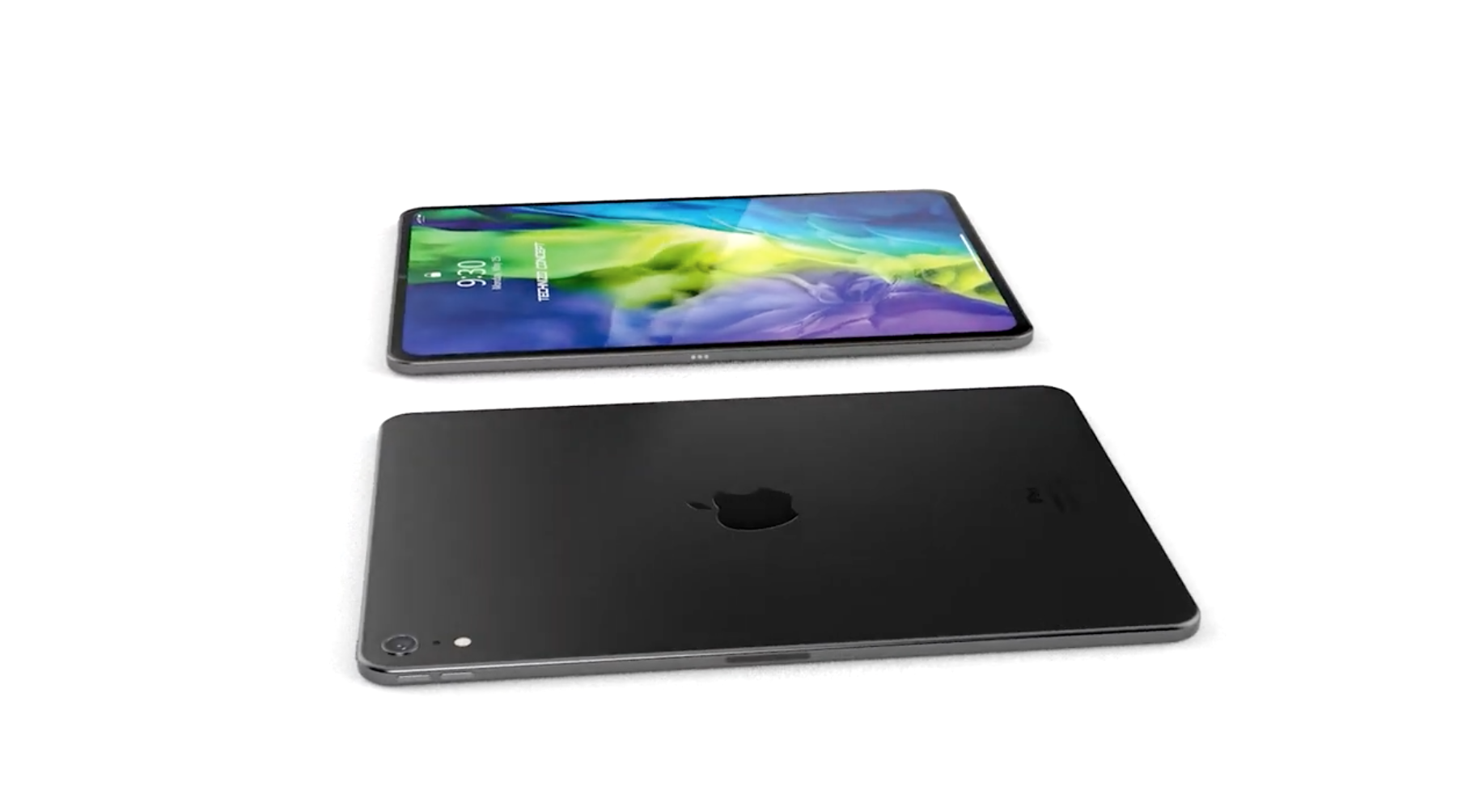 苹果第四代ipad air曝光!完美全面屏,采用usb-c接口