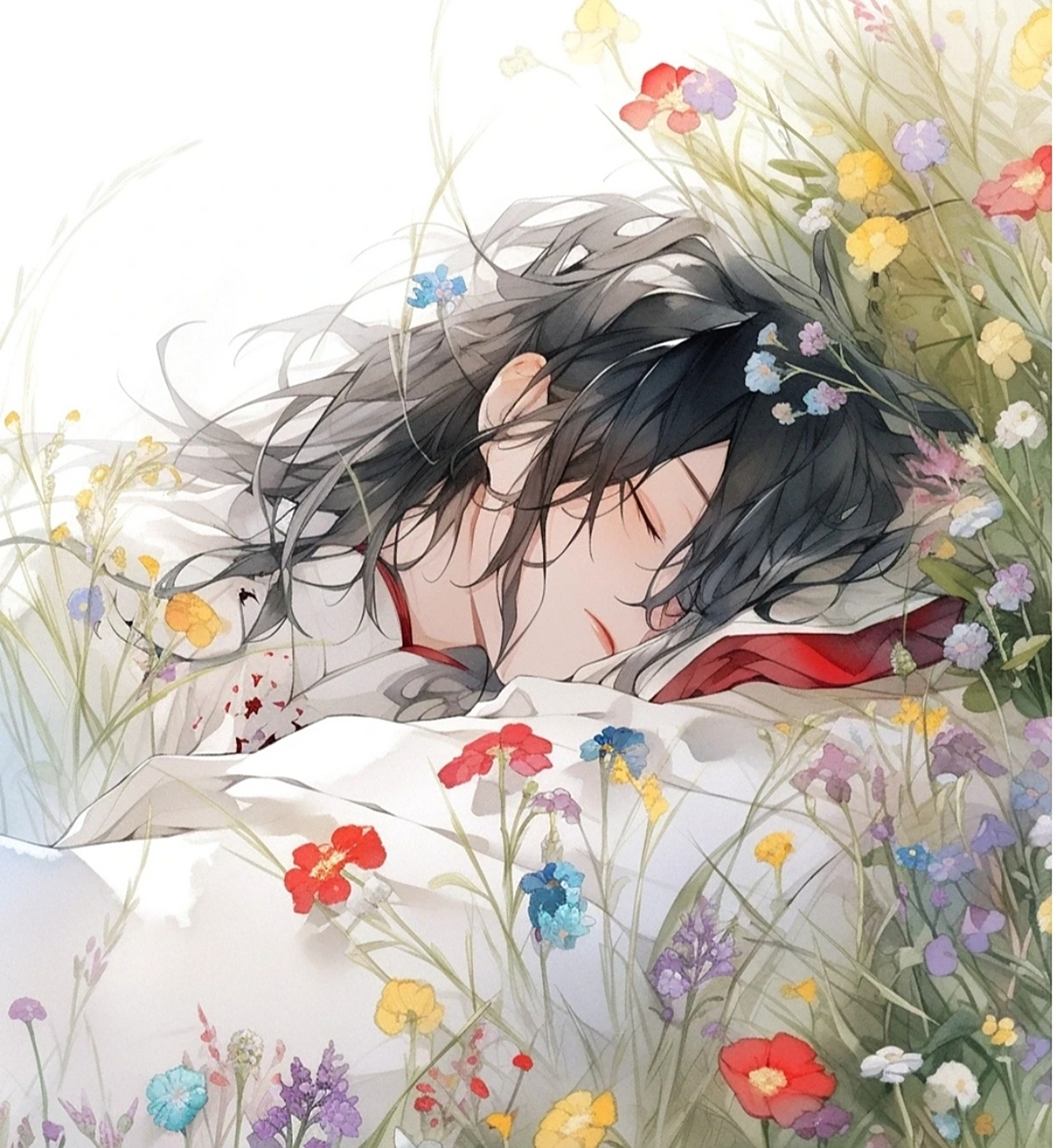 古风睡美人,主打的就是一个氛围感