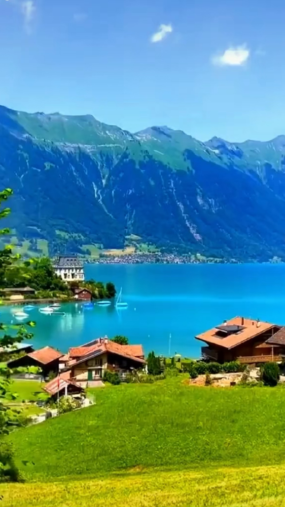 瑞士风情自然美景让人陶醉一个来了就不想走的地方