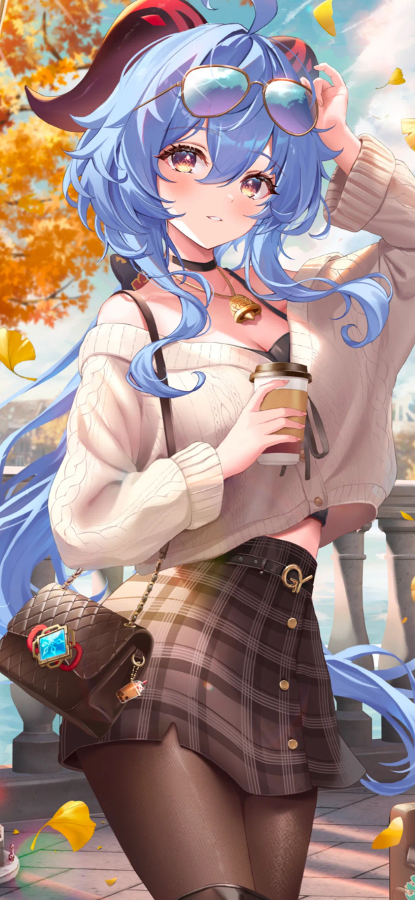 甘雨:果然,咖啡还是得配着椰奶喝才香![awsl]#原神