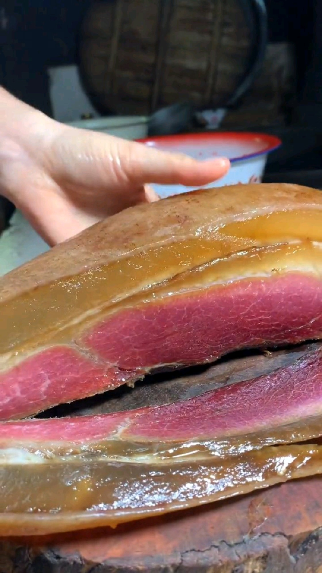 水晶般的农家老腊肉有喜欢的嘛