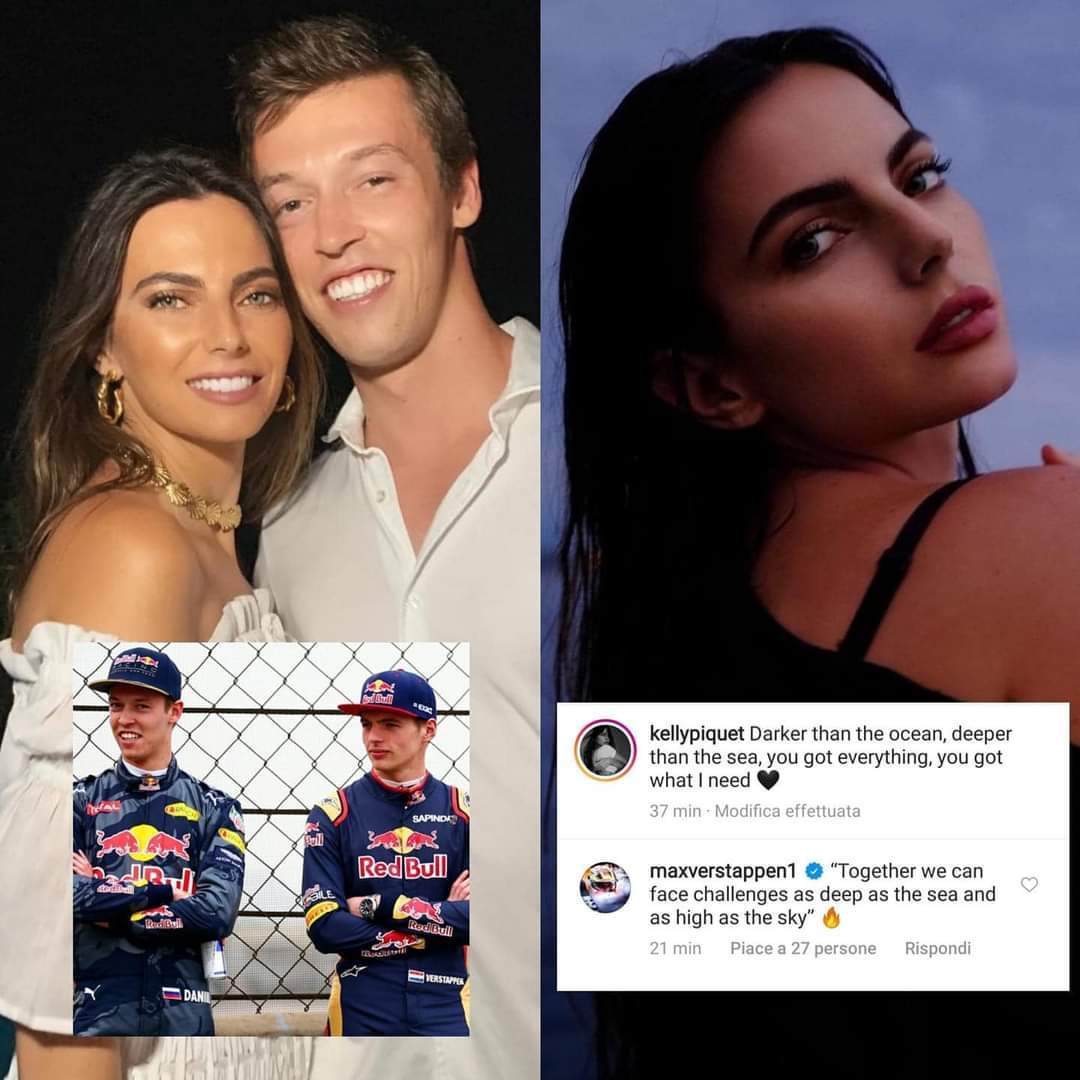 f1车手们离奇的爱情:维斯塔潘与科维亚特前女友好上了