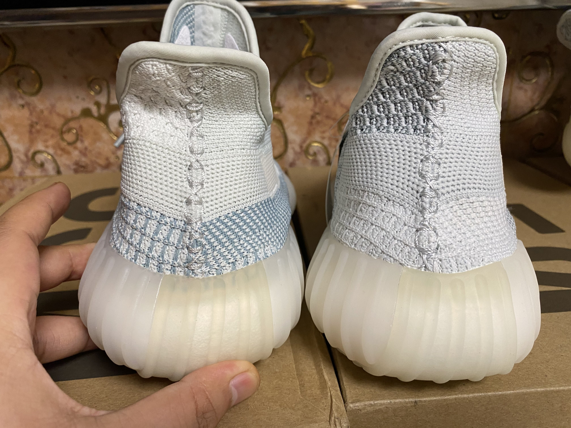 椰子350冰蓝天使和冰蓝满天星的区别对比