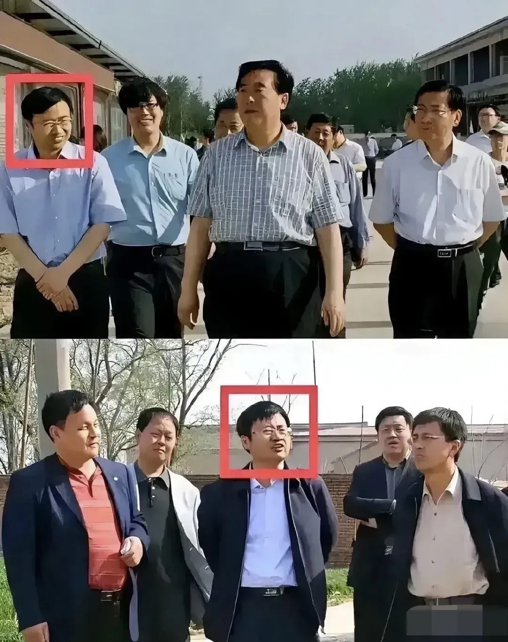 角色转换很自如,一个毕恭毕敬 ,一个趾高气扬?