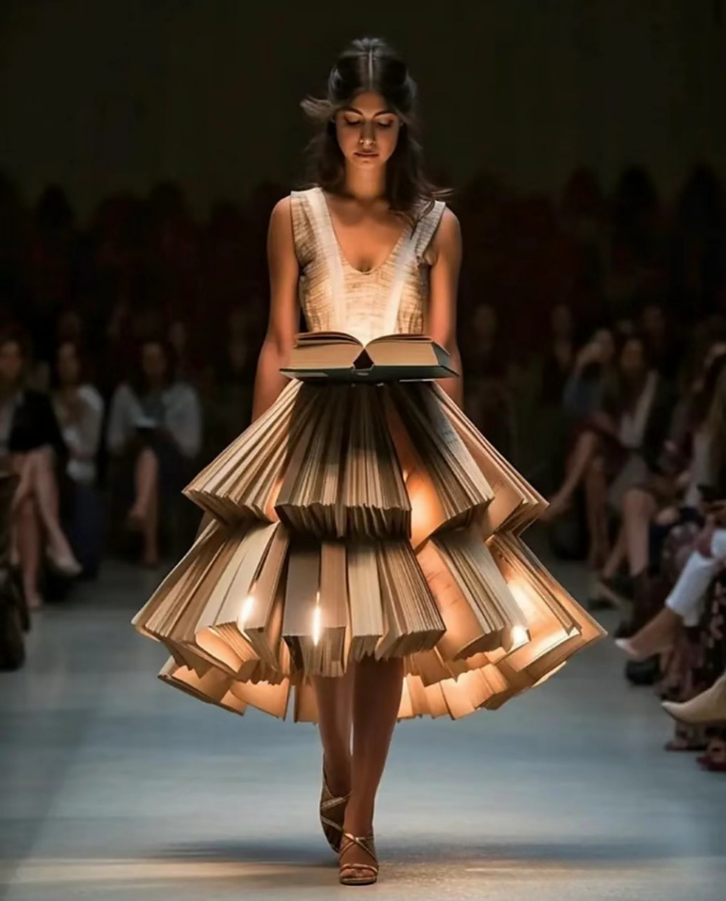 极具创意与文化的走秀!知识就是你的马甲!