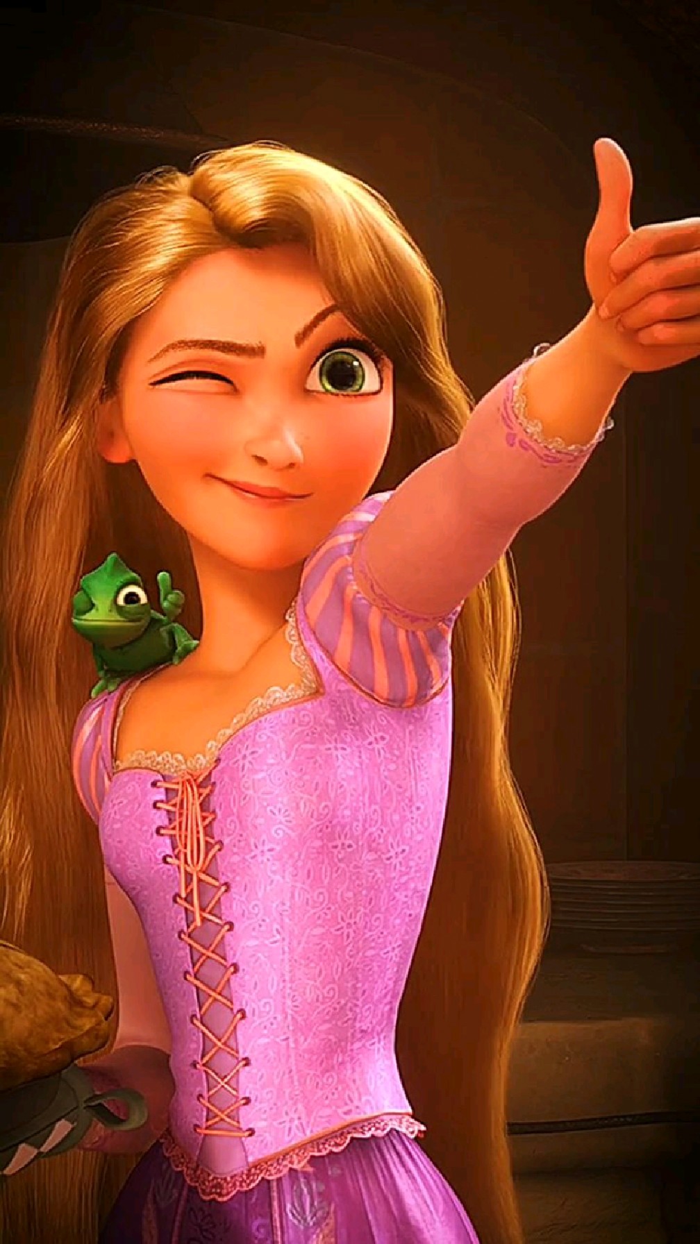 大家目测下乐佩的头发有多长呀