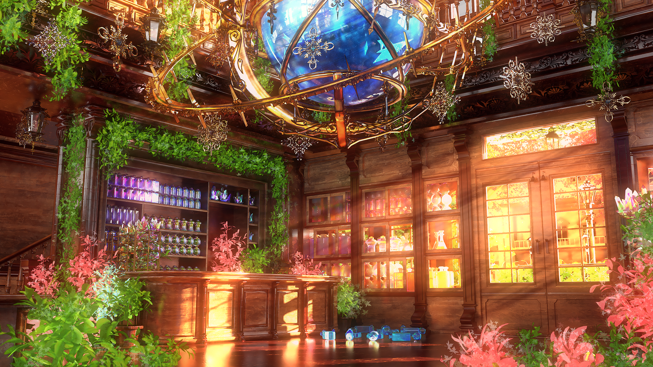 炼金屋  画师:kaipo #插画# #壁纸# #p站动漫画师与画作