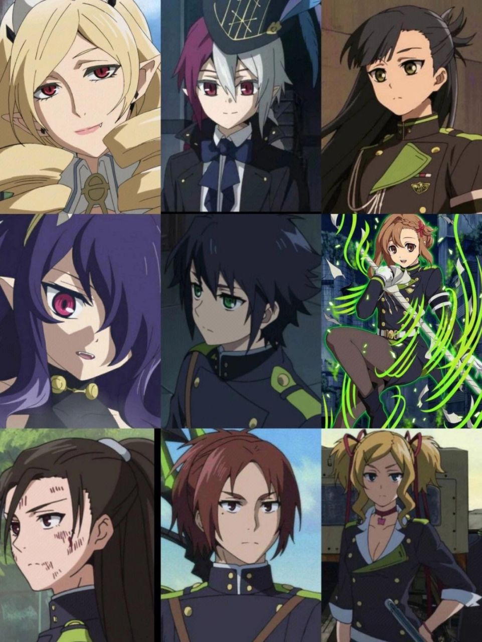 终结的炽天使,这三张图里面,你们最磕谁跟谁?