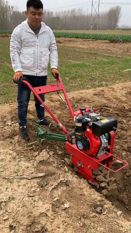 链轨小红牛多功能微耕机家用犁地开沟机-度小视