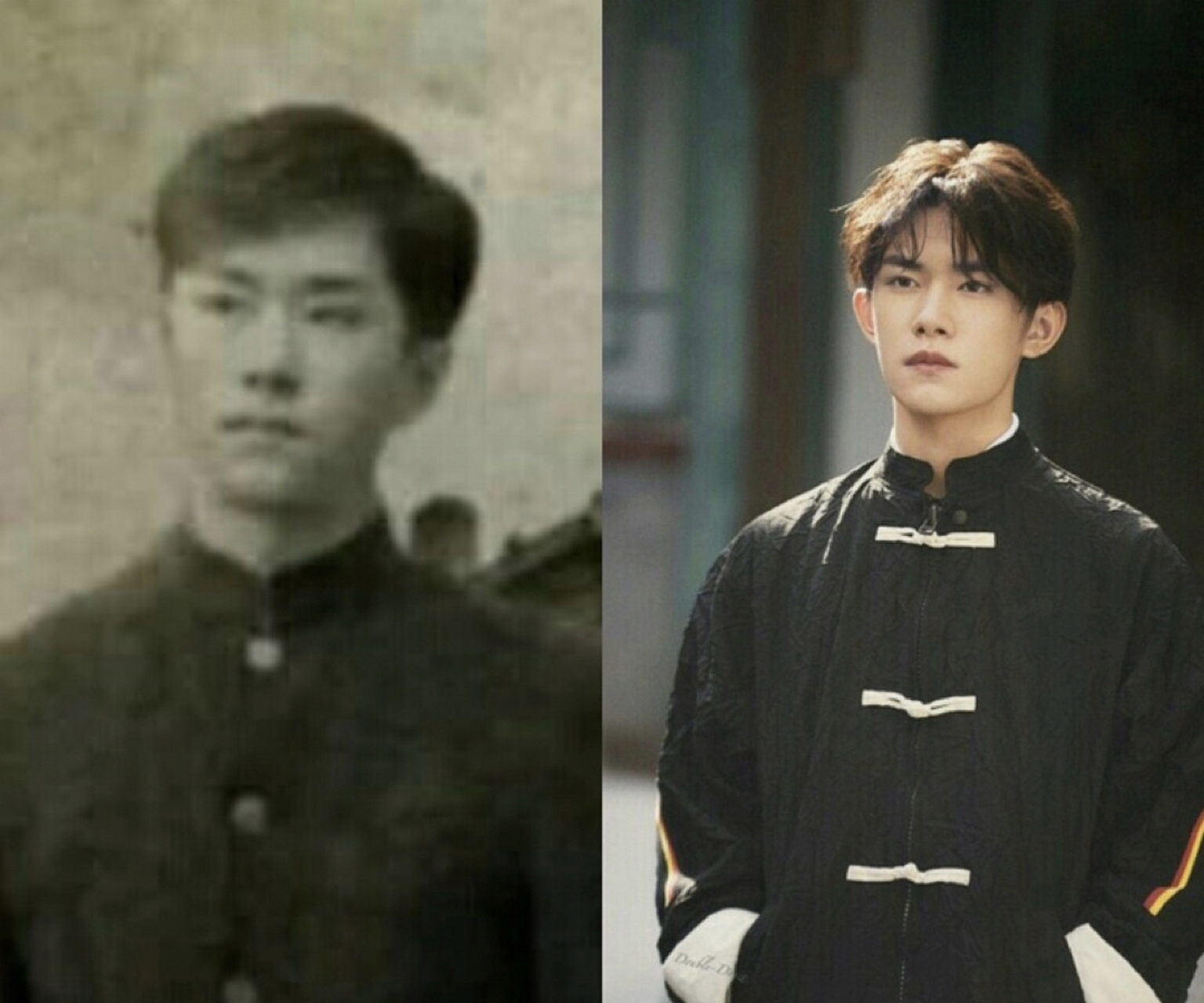 一个是民国校长,投身与教育界.一个是当代全能大明星,在娱乐圈漂浮.