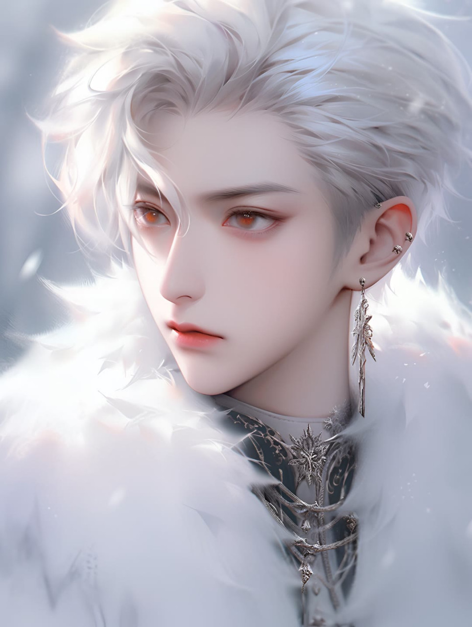 银发男生头像:这种风格的有人喜欢吗?