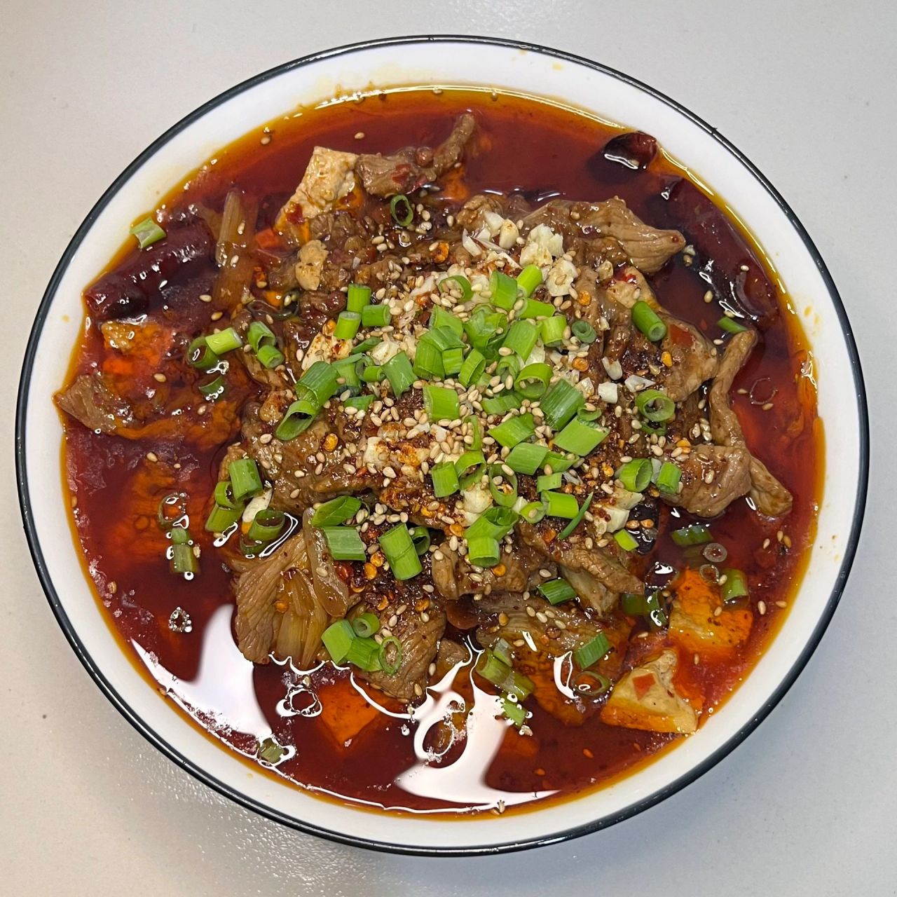 豆花牛肉简直太好吃了 在家也能做 简直绝了  很喜欢吃豆花 无论是在