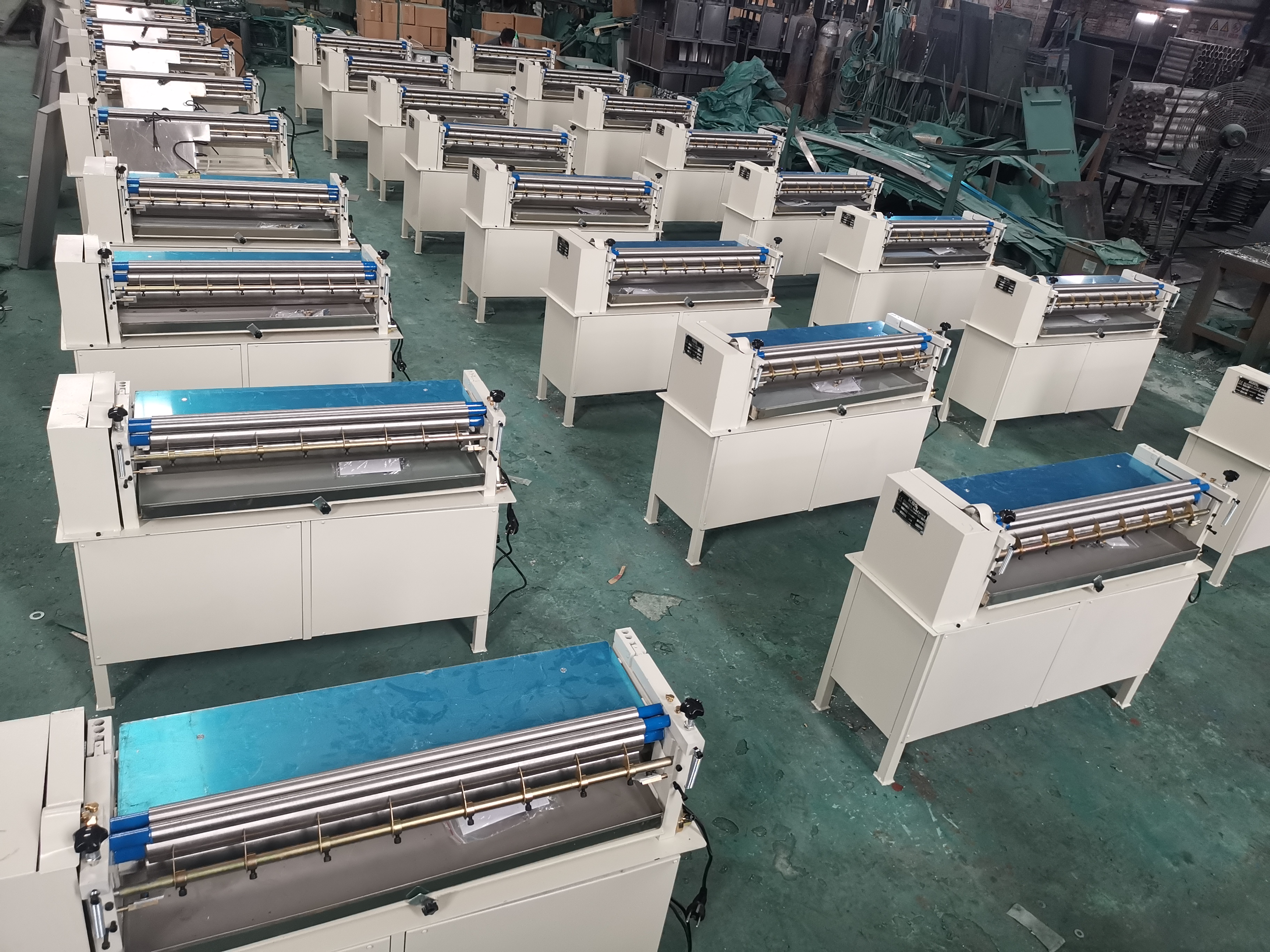 纸箱纸盒用涂胶机压平机