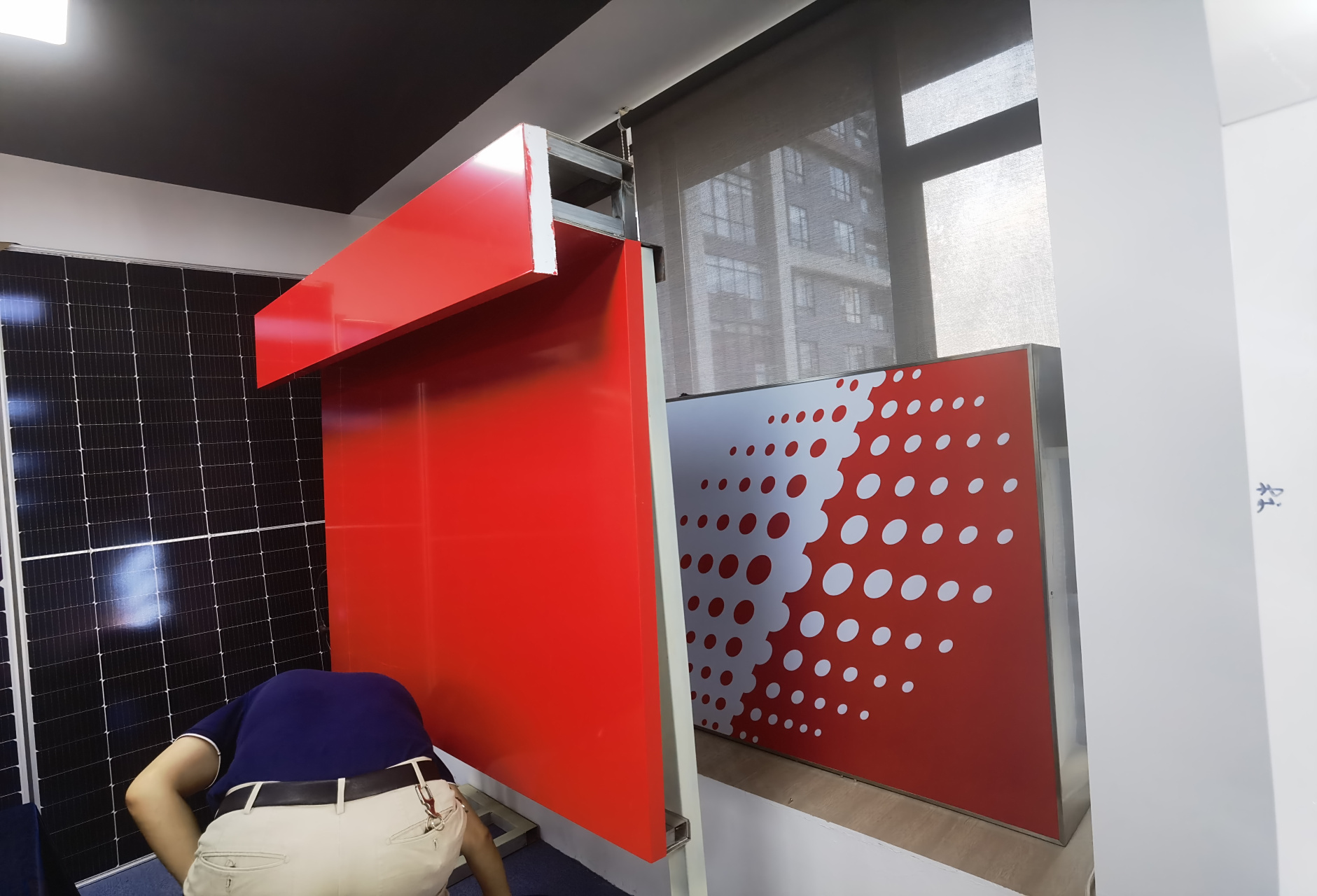 新能源广告牌# 利用新能源做广告牌@广州启达广告 #楼顶发光字