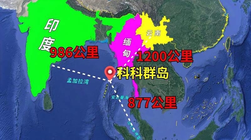 科科群岛地理位置地图图片