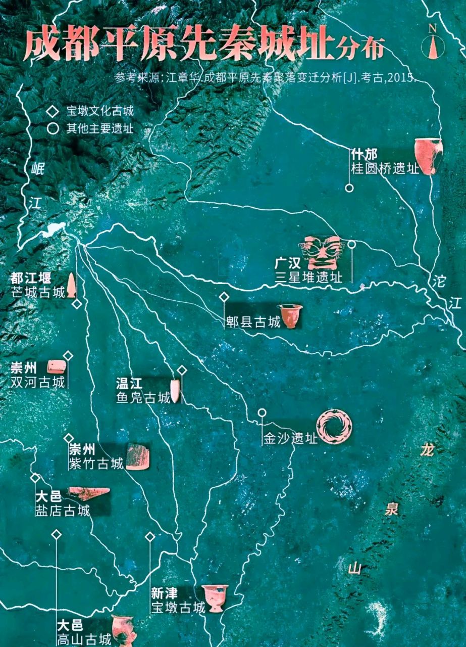 三星堆这位置,真是难以想象的存在!