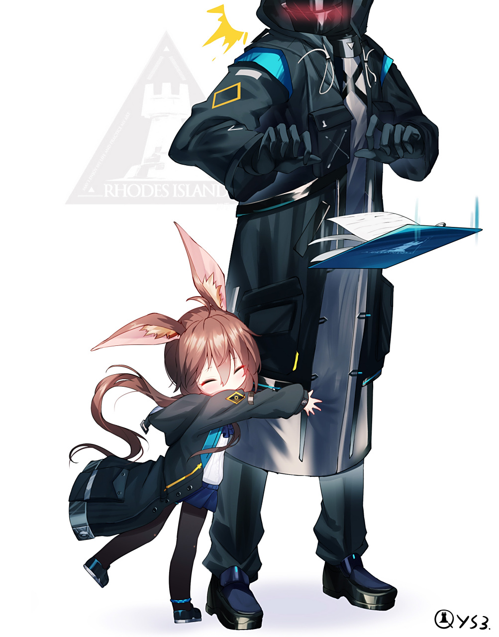 明日方舟# 想要抱抱博士的兔兔女鹅[awsl][awsl] p站画师:千夜qys3