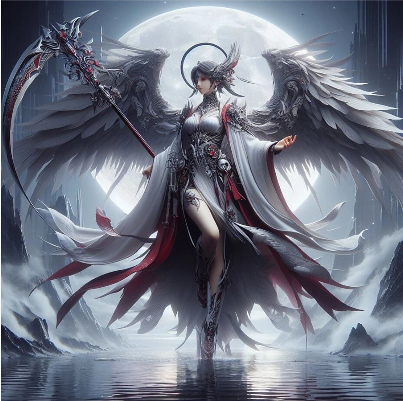 天使与恶魔#绘画# #动漫插画