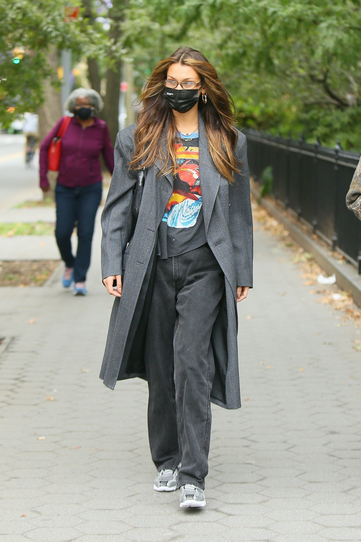 身材太完美了!超模贝拉·哈迪德(bellahadid)纽约最新高清街拍