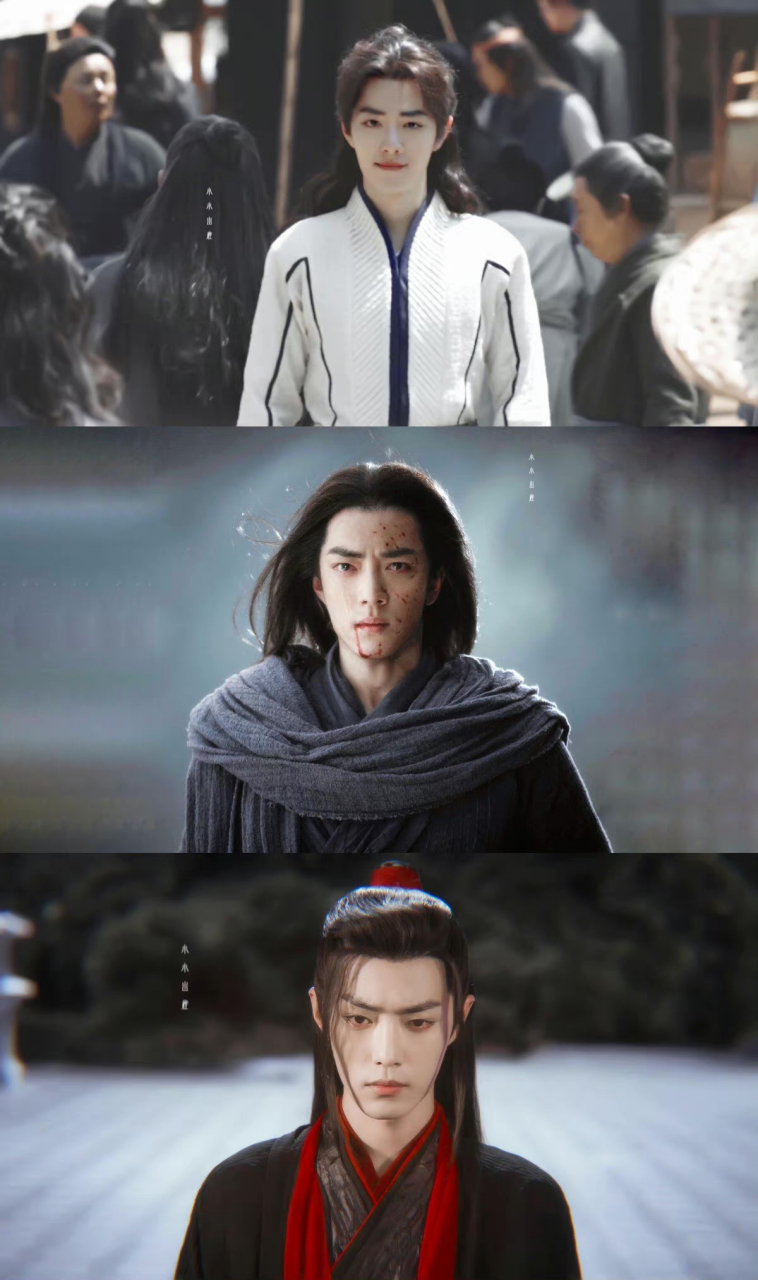 同样的正面,但是神情完全不同!是存在于三个平行世界的人! #肖战