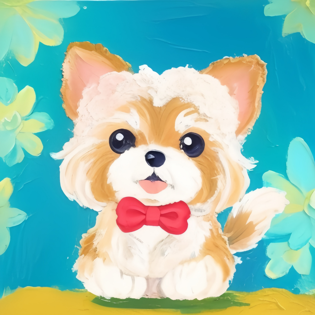 今日份可爱小狗狗,向您说晚安啦～ #狗狗头像# #动漫头像和壁纸