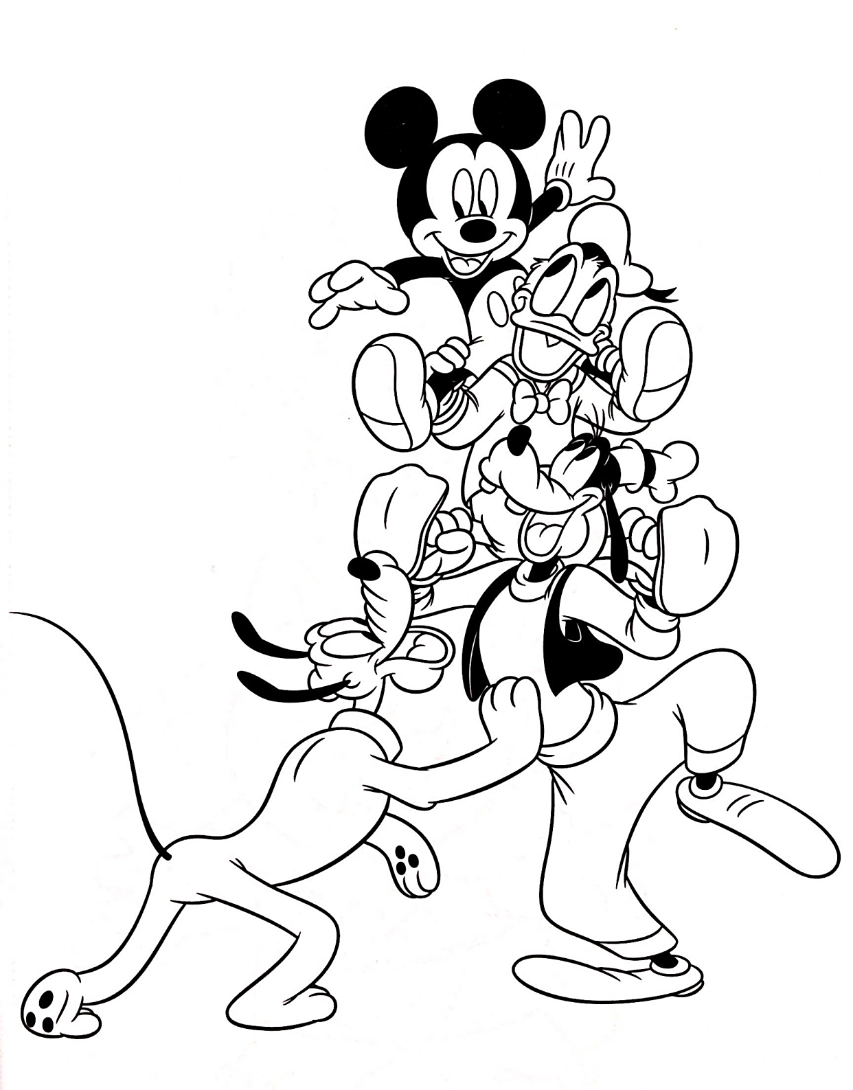 迪士尼动画线稿