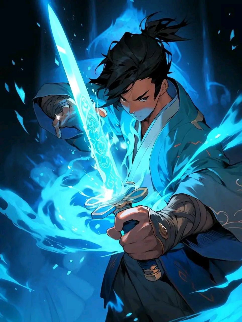 壁纸# #动漫壁纸# 中国风壁纸剑少年