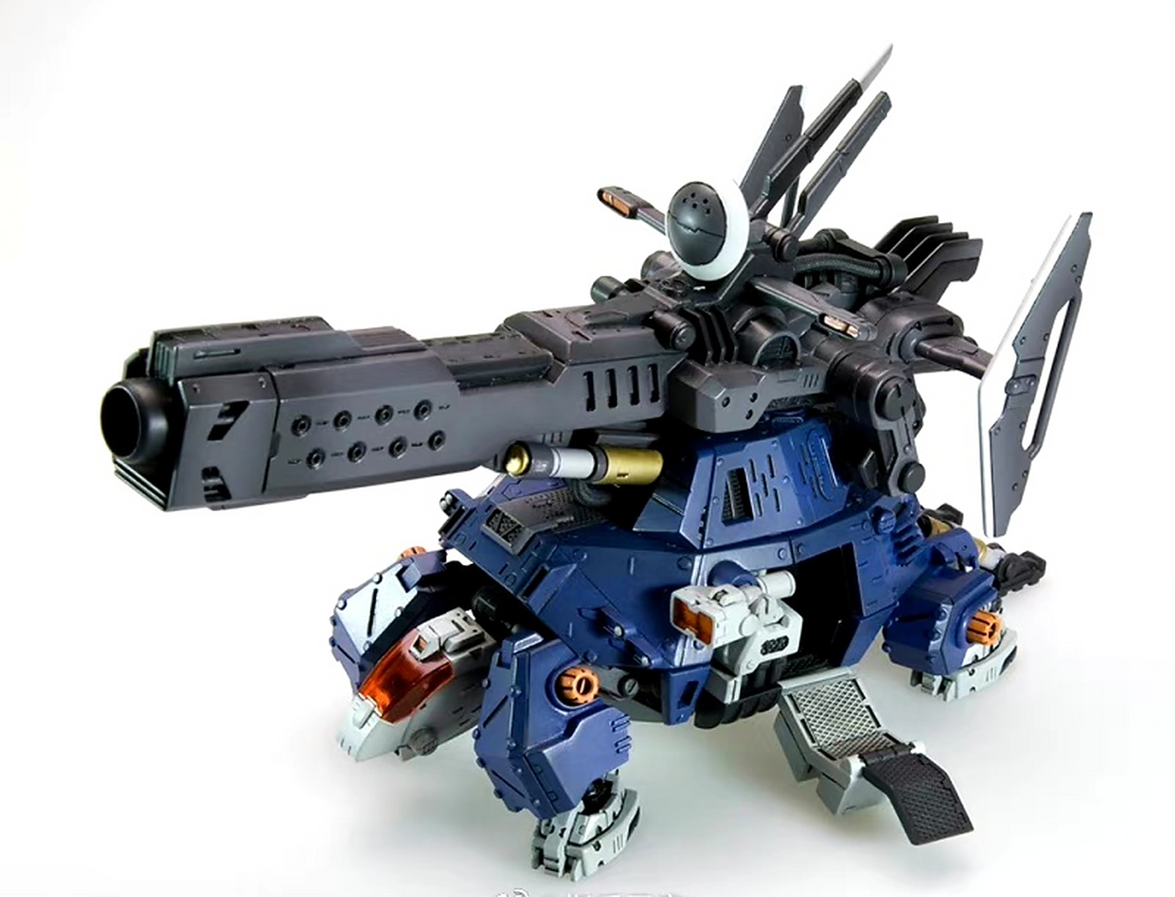 模型欣赏:寿屋 hmm系列 索斯机械兽 rz-013 重炮要塞龟.