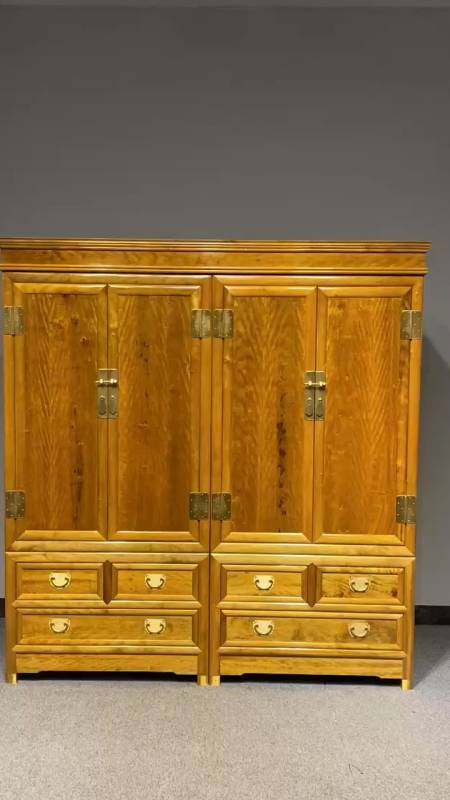 小叶桢楠衣柜金丝楠木衣柜,榫卯结构,精工细作,规格:19860212-度小视