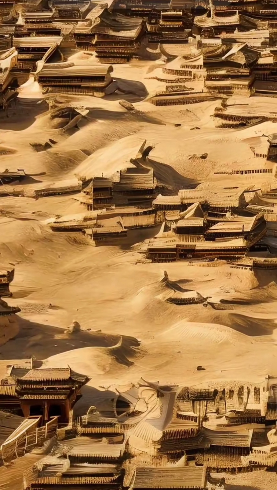 楼兰古城位于新疆塔克拉玛干沙漠,是丝绸之路上古老而神秘的城市