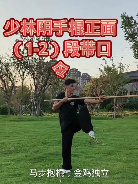 少林阴手棍,也叫少林齐眉棍,是少林棍法中比较经典的一套棍法