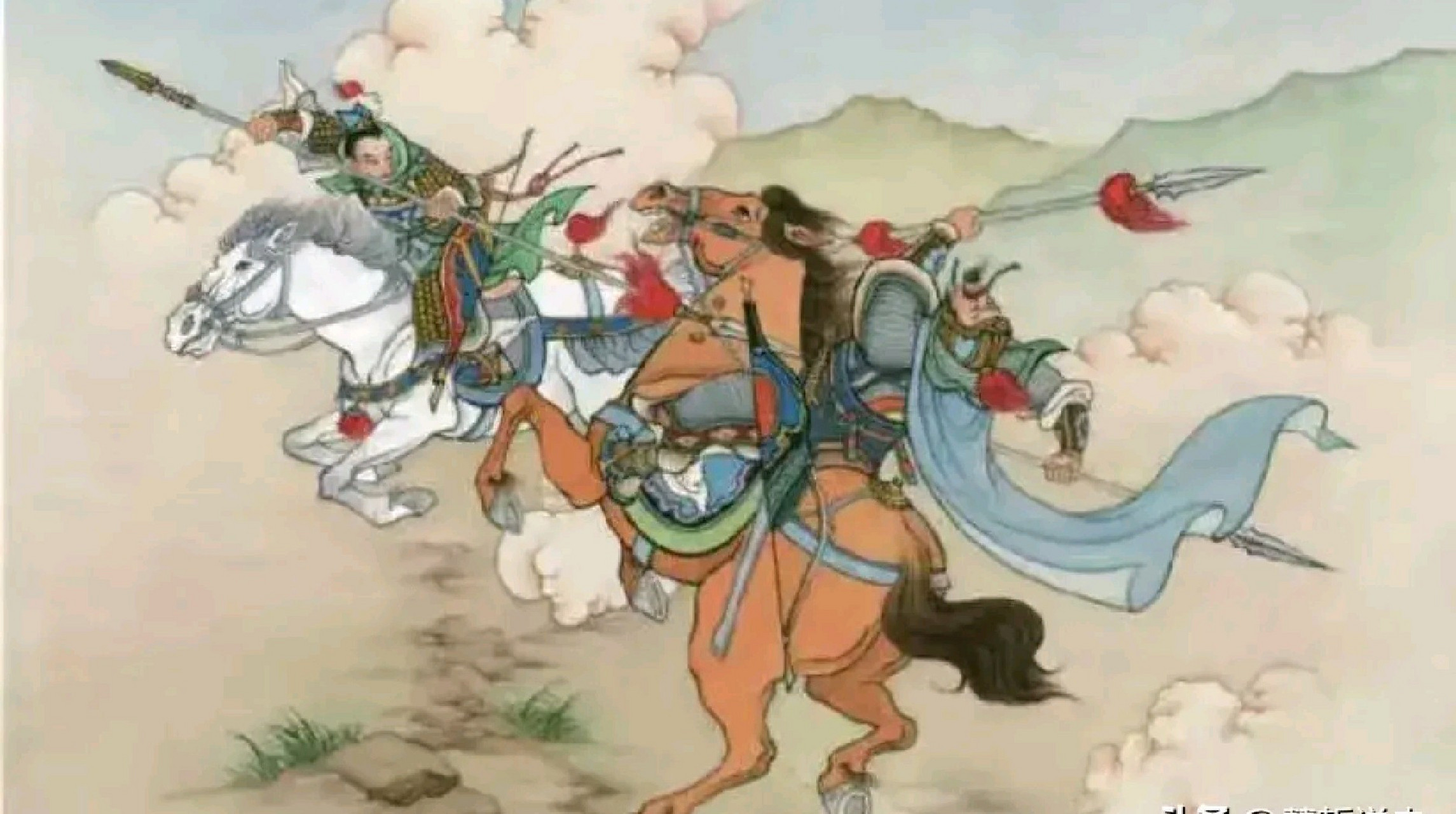 杨怀玉以勇敢和智慧著称,他成功地通过了三关,连续收服了十五员大将.