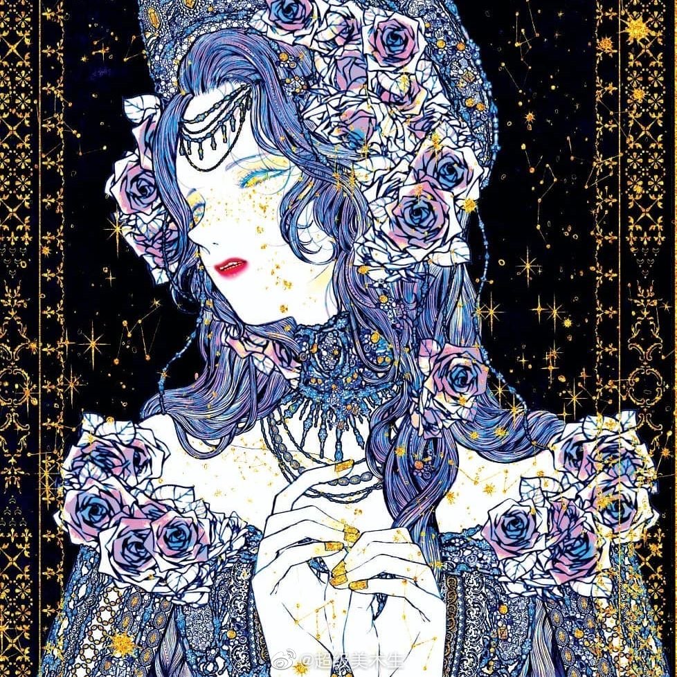 好梦幻好华丽的画风!第一眼爱了!