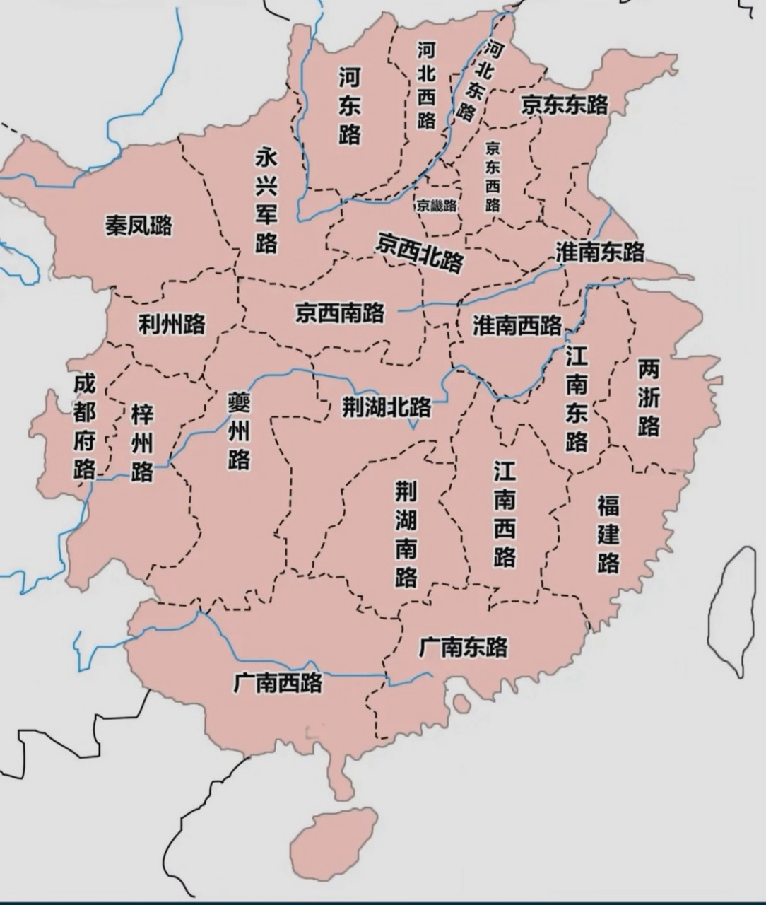 广东和广西是不是广南东路和广南西路的简称?