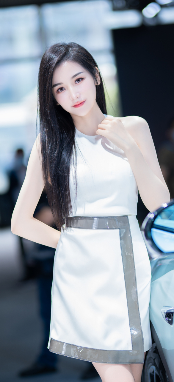 长发美女车模叶瑶