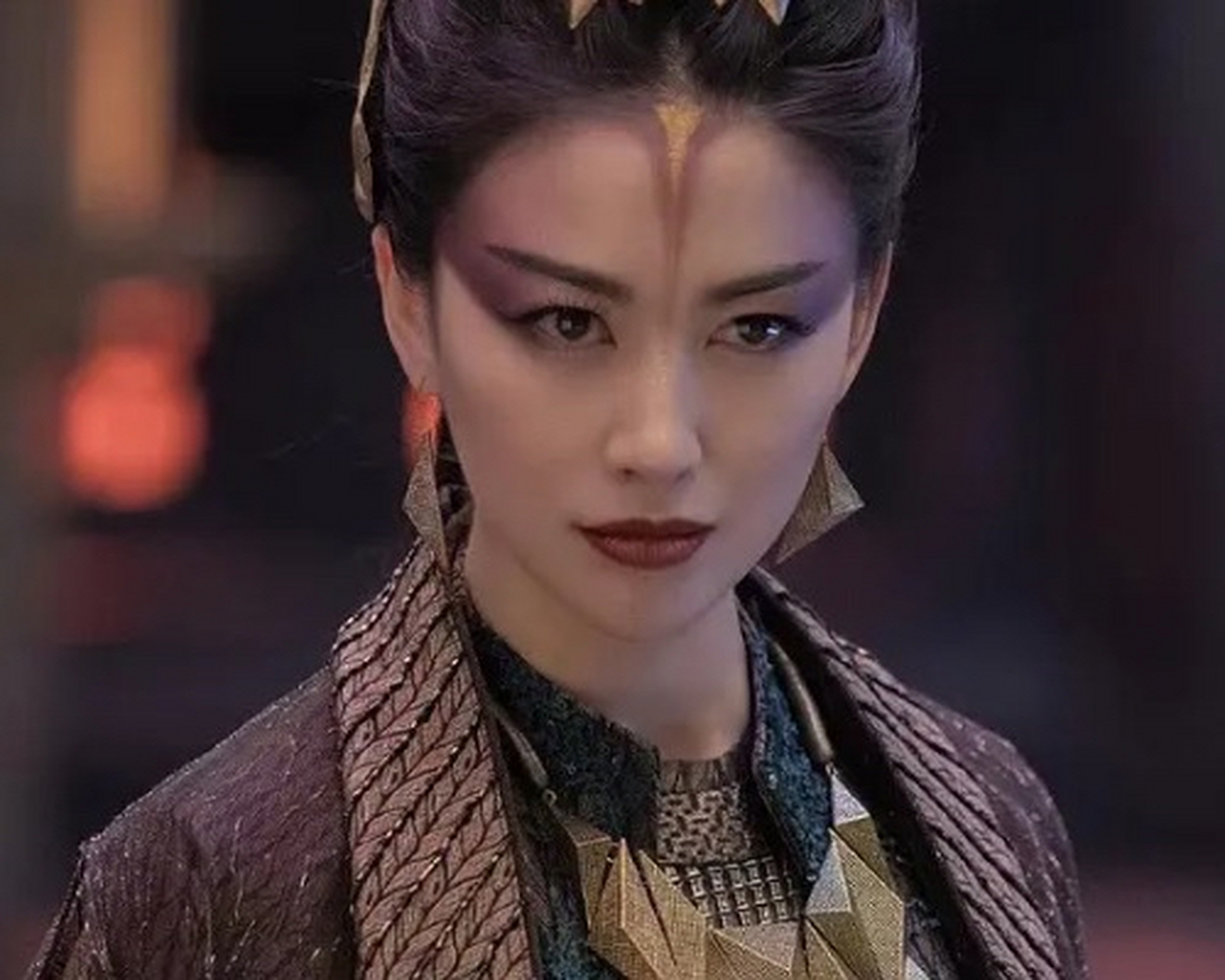 朱珠之比比东,改编自唐家三少同名小说的电视剧《斗罗大陆》里的大