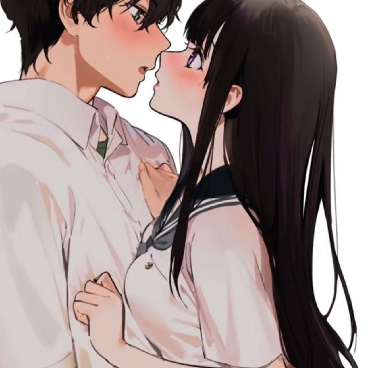 动漫头像# #情侣头像# 冬天要找个人一起拽手手喔