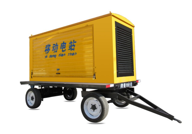 柴油发电机组100kw移动拖车式柴油发电机