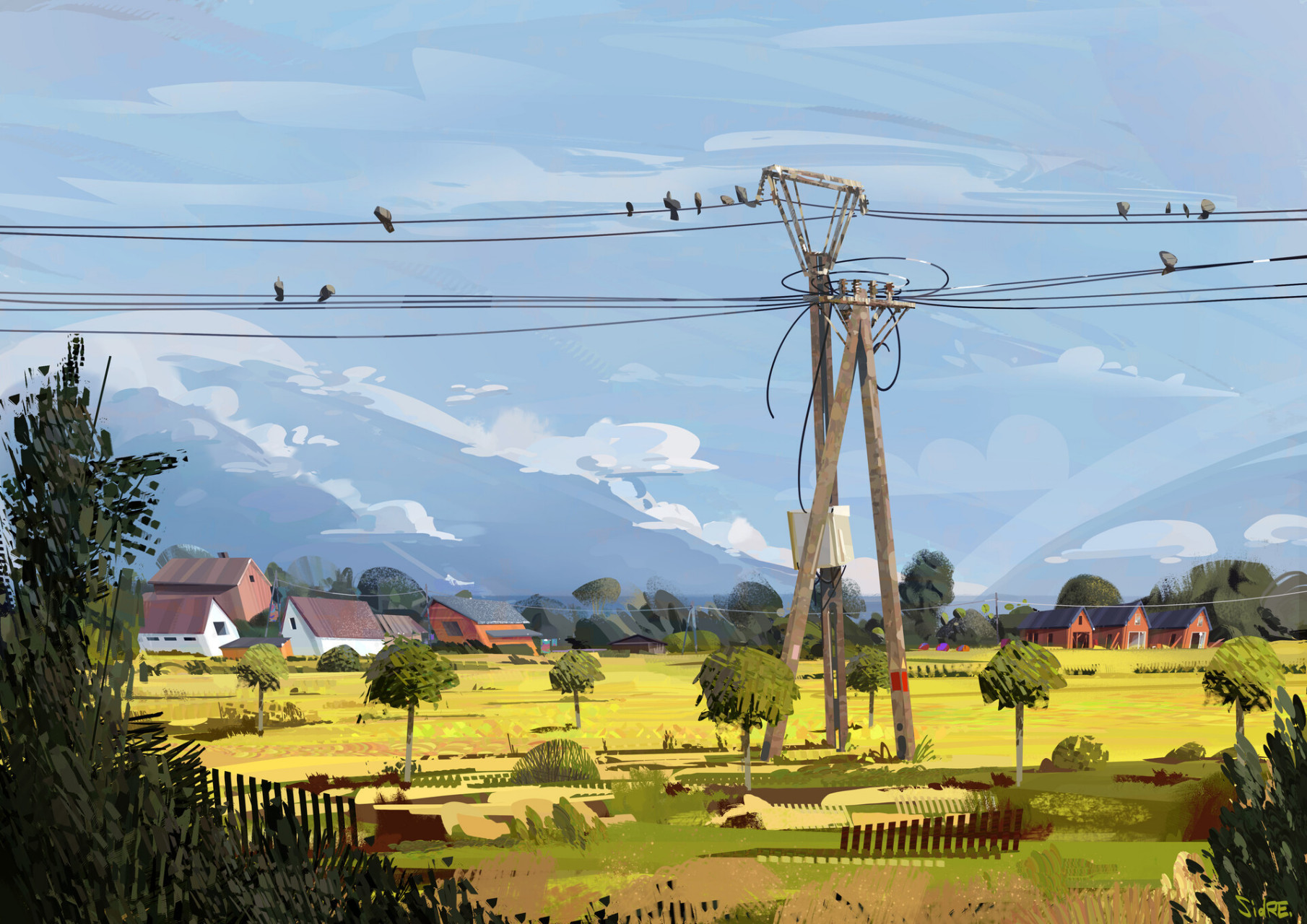 作品层次感,空间感极强 画师:maciej sidorowicz #绘画欣赏#  67