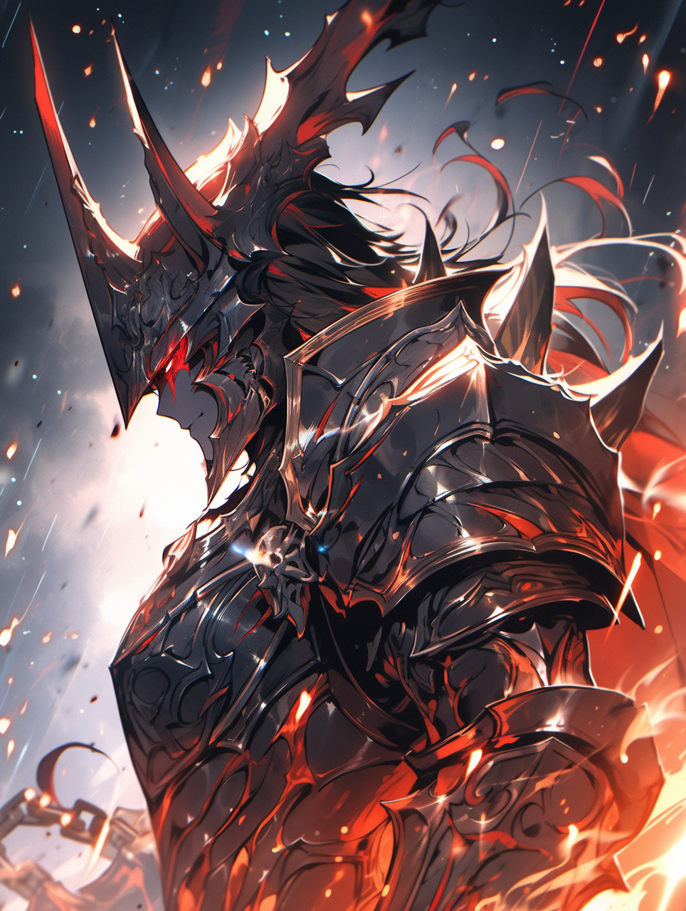 雄鹰不为暴风而折翼 群狼不因长夜而畏惧 #动漫头像# #ai共创计划